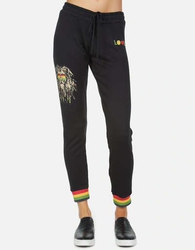 Lauren Moshi Valencia Rasta Lion In Black