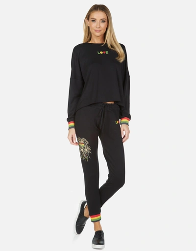 Lauren Moshi Valencia Rasta Lion In Black