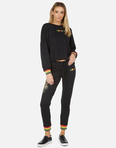 Lauren Moshi Valencia Rasta Lion In Black