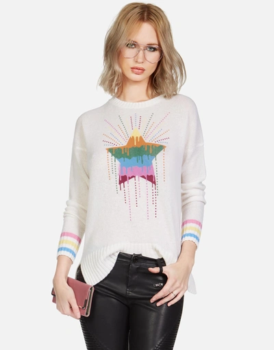 Shop Lauren Moshi Vivian Dripping Star In Creme