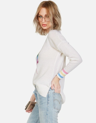 Shop Lauren Moshi Vivian Dripping Star In Creme