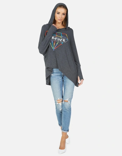 Lauren Moshi Wilma Bone Diamond In Heather Black