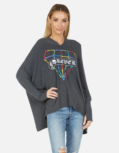 Lauren Moshi Wilma Bone Diamond In Heather Black
