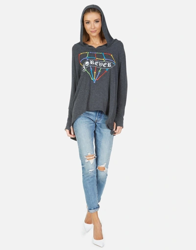 Lauren Moshi Wilma Bone Diamond In Heather Black