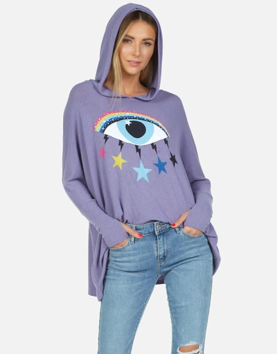 Lauren Moshi Wilma Cosmic Rainbow Eye In Lilac Rose