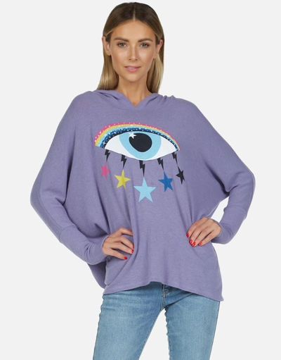 Lauren Moshi Wilma Cosmic Rainbow Eye In Lilac Rose