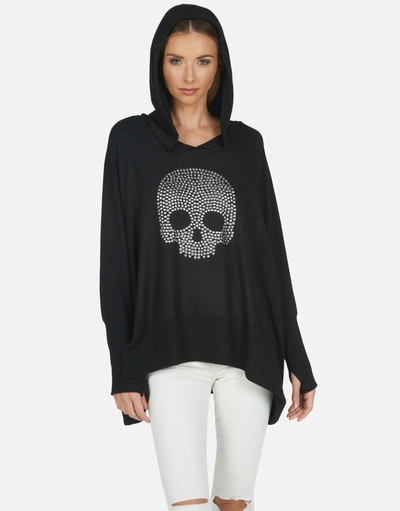 Lauren Moshi Wilma Nailhead Skull In Black