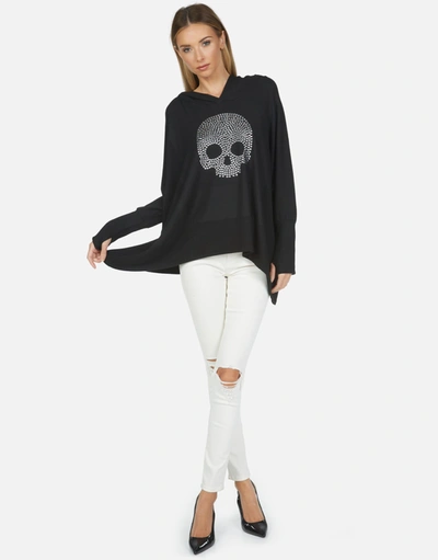 Lauren Moshi Wilma Nailhead Skull In Black