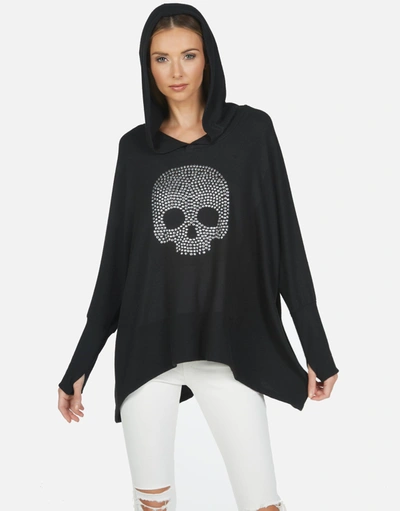 Lauren Moshi Wilma Nailhead Skull In Black