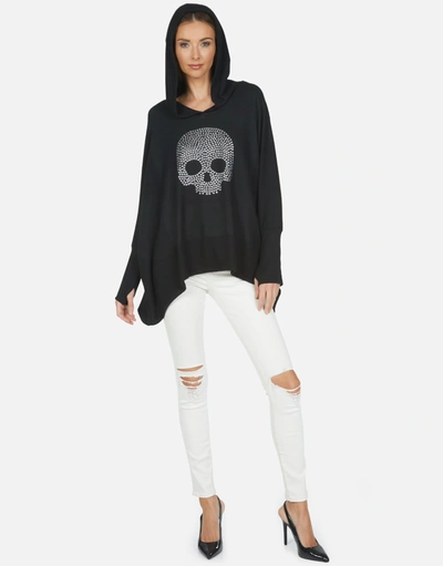 Lauren Moshi Wilma Nailhead Skull In Black
