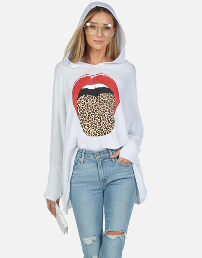 Lauren Moshi X Wilma X Leopard Tongue In Heather Black