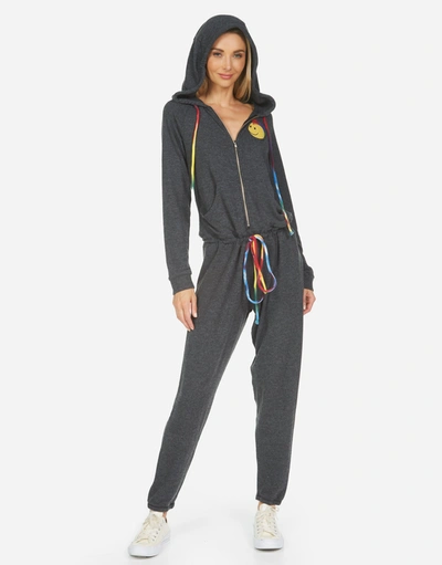 Lauren Moshi Winifred Color Punk Happy Eye In Heather Black