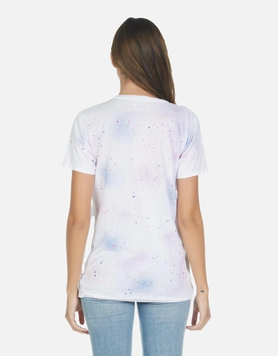 Lauren Moshi Wolf Galaxy Lip In White Galaxy Splatter