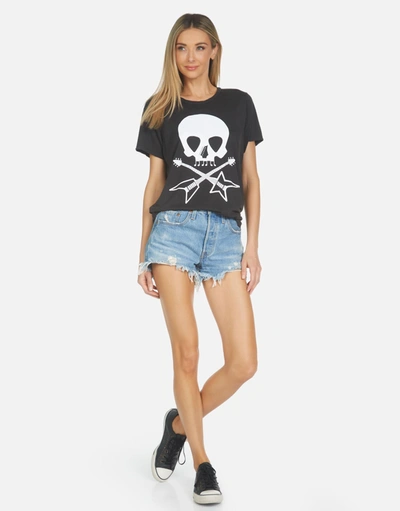 Lauren Moshi Wolf Music Skull In Onyx