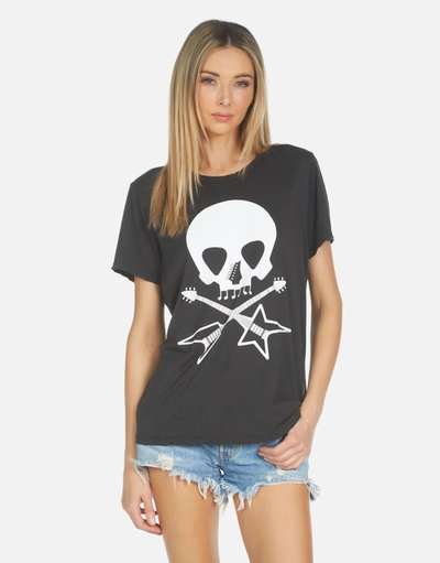 Lauren Moshi Wolf Music Skull In Onyx
