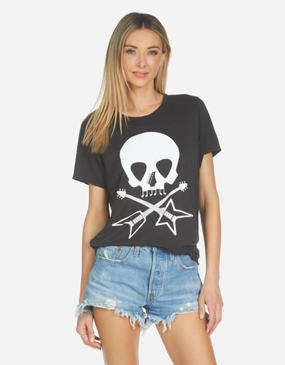 Lauren Moshi Wolf Music Skull In Onyx