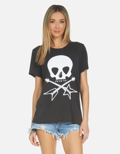 Lauren Moshi Wolf Music Skull In Onyx
