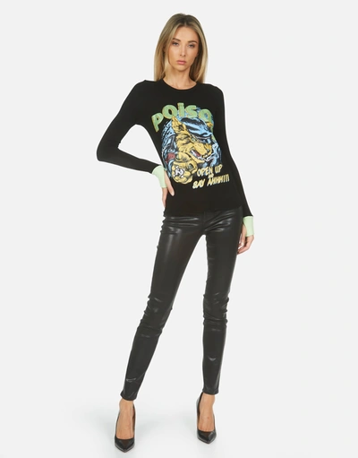 Lauren Moshi X Poison Zelda Poison Cat In Black/ Slime Green