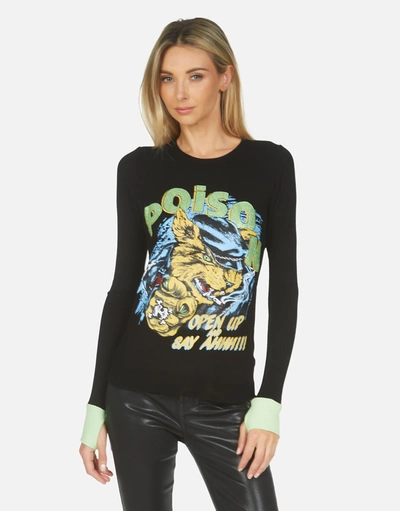 Shop Lauren Moshi X Poison Zelda Poison Cat In Black/ Slime Green