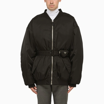 Shop Prada | Loose Black Re-nylon Jacket