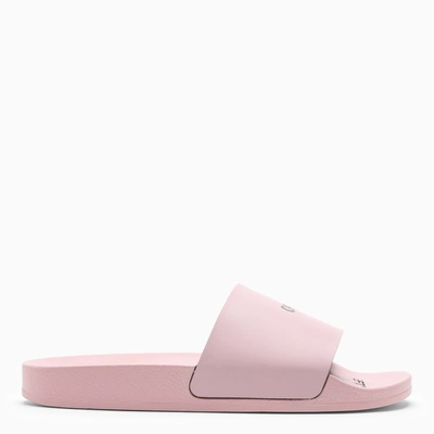 Shop Off-white Pink Rubber Slides