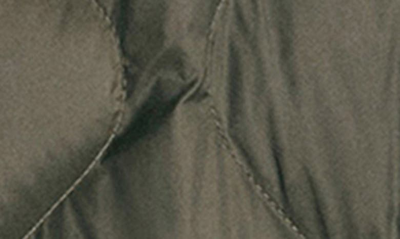 Shop Rag & Bone Icons Dane Quilted Shirt Jacket In Dustygrn