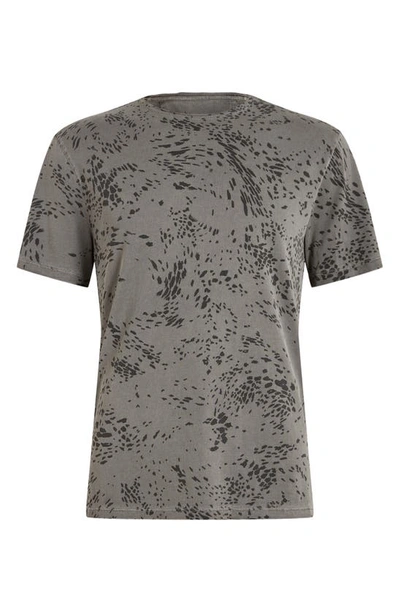 Shop John Varvatos Hester Swirling Cheetah Print T-shirt In Grey