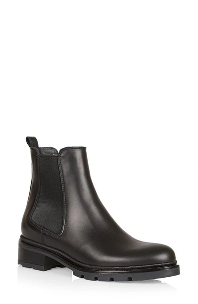 Shop La Canadienne Sorento Waterproof Chelsea Boot In Black Leather