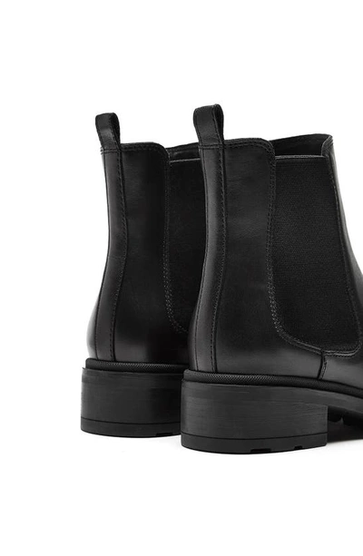 Shop La Canadienne Sorento Waterproof Chelsea Boot In Black Leather