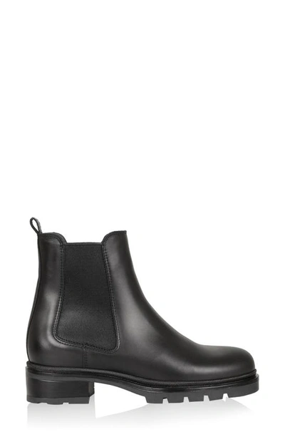 Shop La Canadienne Sorento Waterproof Chelsea Boot In Black Leather