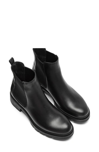 Shop La Canadienne Sorento Waterproof Chelsea Boot In Black Leather
