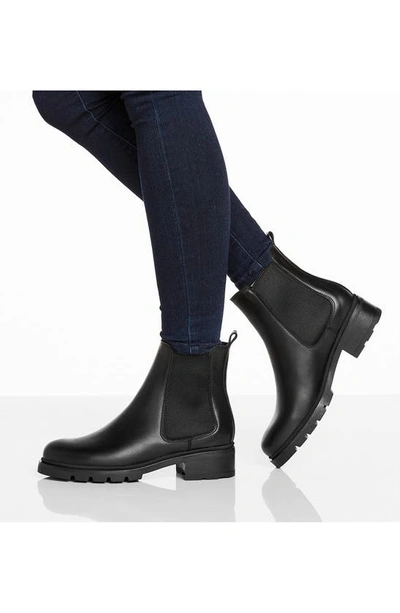 Shop La Canadienne Sorento Waterproof Chelsea Boot In Black Leather