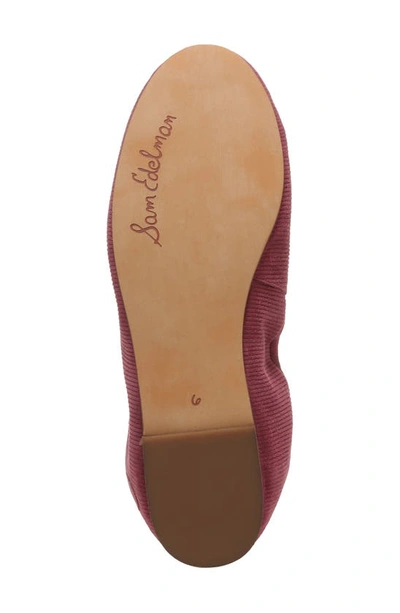 Shop Sam Edelman Felicia Flat In Mulberry