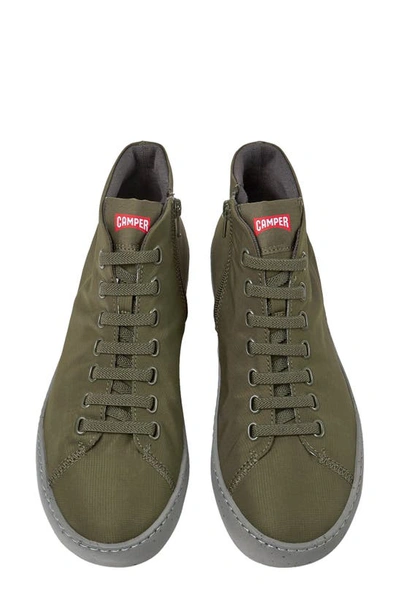 Camper Peu Touring High-top Sneakers In Dark Green