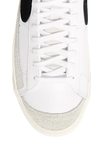 Shop Nike Blazer Mid '77 Vintage Sneaker In White/ Black