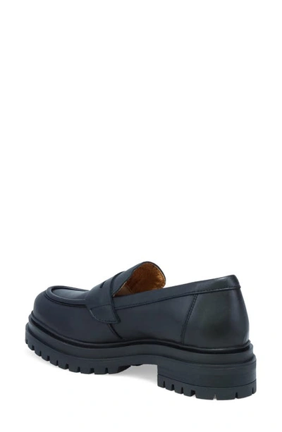 Miz Mooz Legend Platform Loafer In Black
