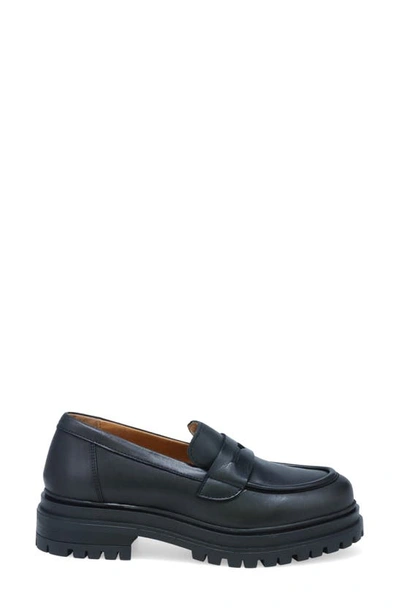 Miz Mooz Legend Platform Loafer In Black