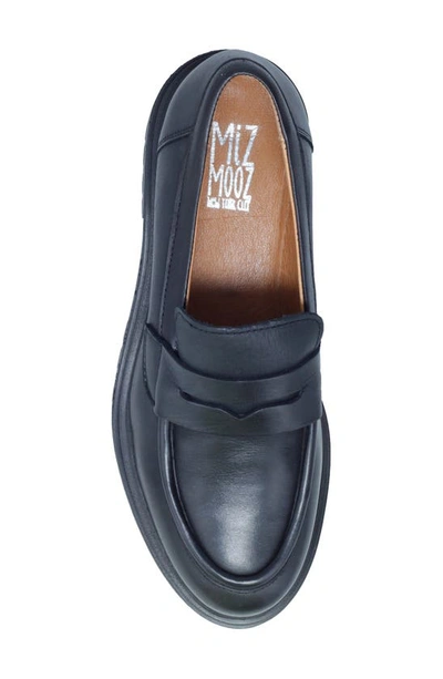Miz Mooz Legend Platform Loafer In Black