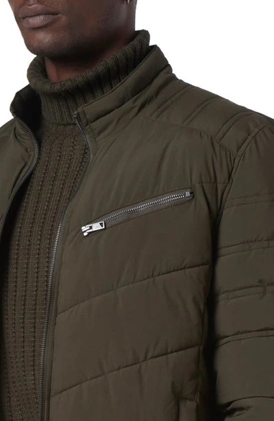 Andrew Marc Winslow Quilted Jacket In Juniper