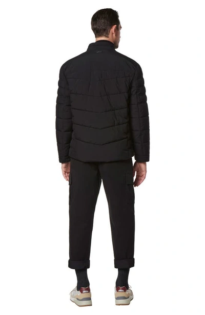 Shop Andrew Marc Winslow Quilted Jacket In Black