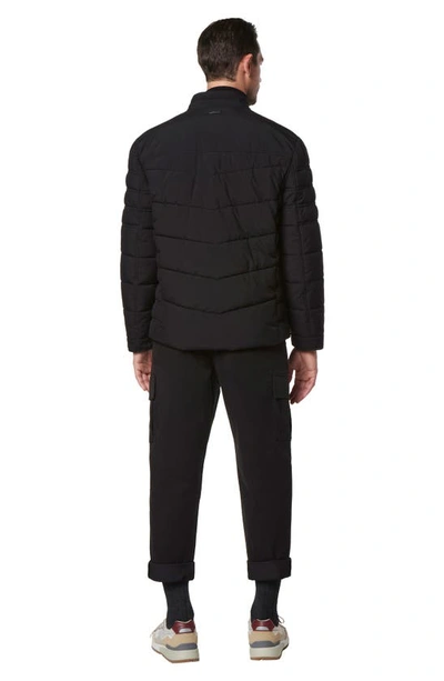 Andrew Marc Winslow Quilted Jacket In Black