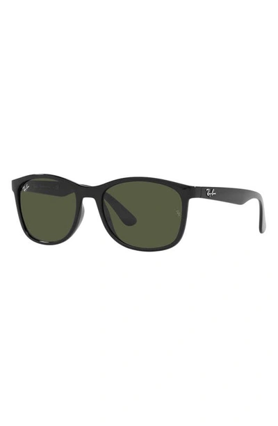 Shop Ray Ban Ray-ban 56mm Square Sunglasses In Black