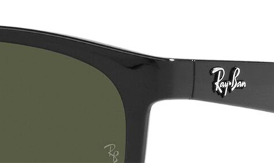 Ray Ban 56mm Square Sunglasses In Black