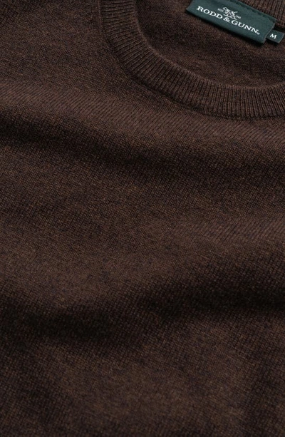 Shop Rodd & Gunn Queenstown Wool & Cashmere Sweater In Chocolate