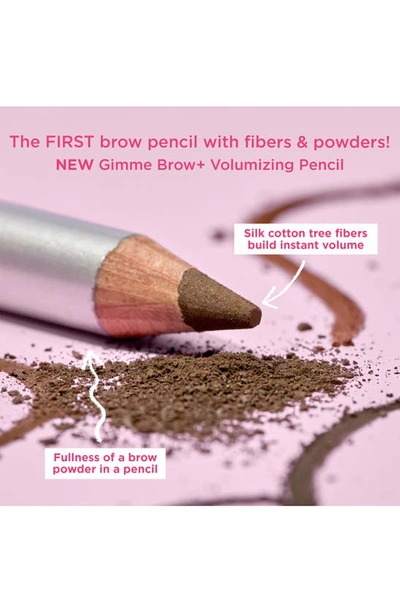 Shop Benefit Cosmetics Gimme Brow+ Volumizing Fiber Eyebrow Pencil, 0.04 oz In Grey