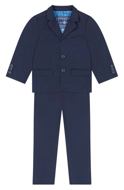 Shop Andy & Evan 2 Piece Suit With Stretch In Navy