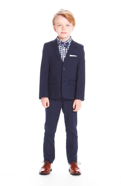 Shop Andy & Evan 2 Piece Suit With Stretch In Navy