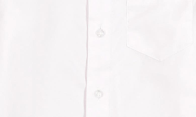 Andy & Evan Child Boys White Poplin Button-down Shirt In Natural
