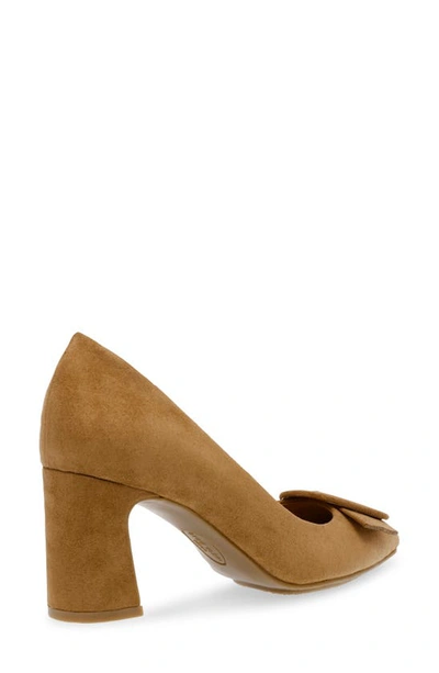 Shop Anne Klein Baretta Buckle Pump In Sand