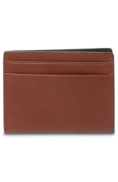 Shop Bosca Weekend Leather Wallet In Light Brown
